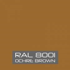 RAL 8001 Ochre Brown tinned Paint